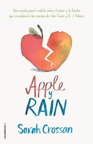 APPLE Y RAIN | 9788417092405 | CROSSAN, SARAH | Llibreria Drac - Llibreria d'Olot | Comprar llibres en català i castellà online