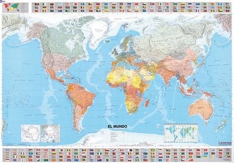MAPA EN TUBO EL MUNDO | 9782061009857 | AA.DD. | Llibreria Drac - Librería de Olot | Comprar libros en catalán y castellano online