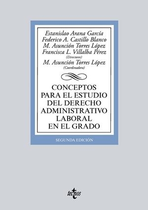 CONCEPTOS PARA EL ESTUDIO DEL DERECHO ADMINISTRATIVO LABORAL EN EL GRADO | 9788430973682 | AA.DD. | Llibreria Drac - Librería de Olot | Comprar libros en catalán y castellano online