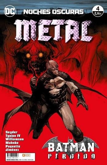 NOCHES OSCURAS: METAL NÚM. 04 | 9788417401597 | SNYDER, SCOTT | Llibreria Drac - Llibreria d'Olot | Comprar llibres en català i castellà online