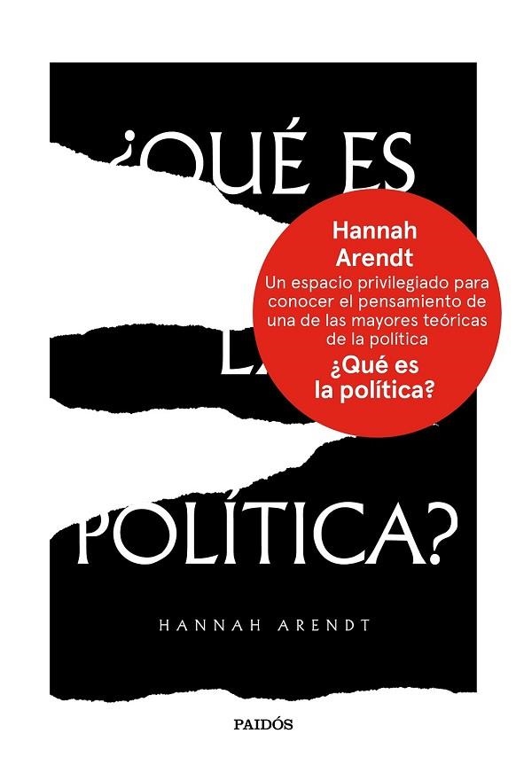 QUÉ ES LA POLÍTICA? | 9788449334382 | ARENDT, HANNAH | Llibreria Drac - Llibreria d'Olot | Comprar llibres en català i castellà online
