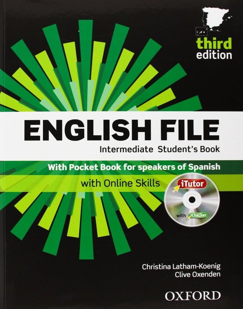 ENGLISH FILE INTERMEDIATE SB+WB WITH KEY THIRD EDITION | 9780194519915 | VARIOS AUTORES | Llibreria Drac - Librería de Olot | Comprar libros en catalán y castellano online