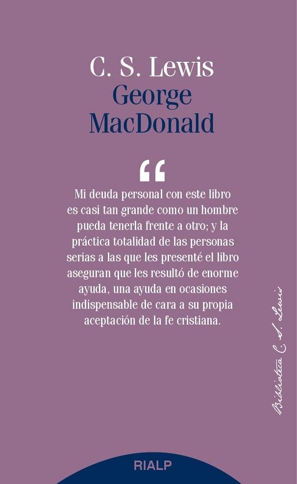 GEORGE MACDONALD | 9788432148378 | LEWIS, CLIVE STAPLES | Llibreria Drac - Librería de Olot | Comprar libros en catalán y castellano online