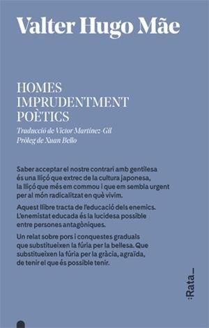 HOMES IMPRUDENTMENT POÈTICS | 9788416738380 | HUGO MÃE, VALTER | Llibreria Drac - Librería de Olot | Comprar libros en catalán y castellano online