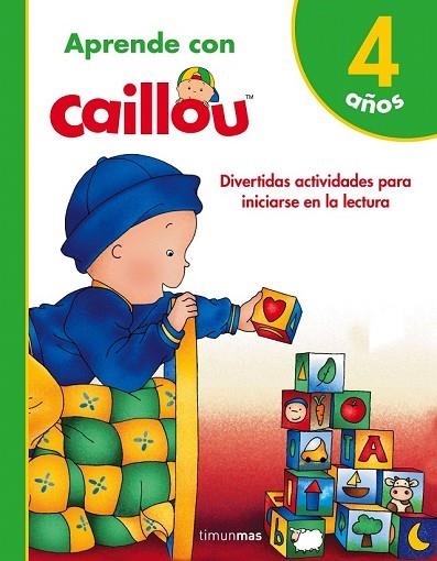 APRENDE CON CAILLOU 4 AÑOS | 9788408171812 | PUBLISHING, CHOUETTE | Llibreria Drac - Librería de Olot | Comprar libros en catalán y castellano online
