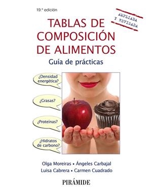 TABLAS DE COMPOSICIÓN DE ALIMENTOS | 9788436839470 | MOREIRAS, OLGA; CARBAJAL, ÁNGELES; CABRERA, LUISA; CUADRADO, CARMEN | Llibreria Drac - Librería de Olot | Comprar libros en catalán y castellano online