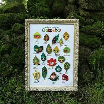 POSTER FULLES DE LA GARROTXA | 9000000009473 | Llibreria Drac - Librería de Olot | Comprar libros en catalán y castellano online