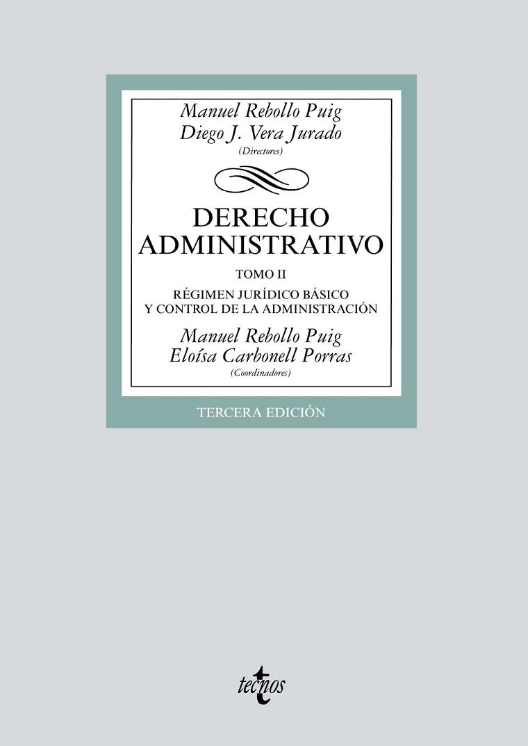 DERECHO ADMINISTRATIVO | 9788430974085 | REBOLLO, MANUEL; DIEGO, JURADO; CARBONELL, ELOÍSA; Y OTROS | Llibreria Drac - Librería de Olot | Comprar libros en catalán y castellano online