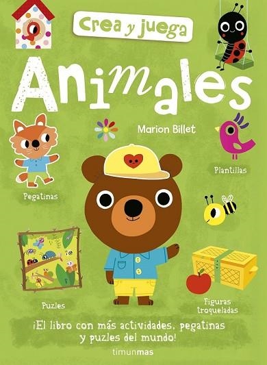 CREA Y JUEGA. ANIMALES | 9788408185451 | BILLET, MARION | Llibreria Drac - Librería de Olot | Comprar libros en catalán y castellano online