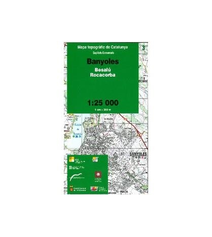 BANYOLES 1:25000 (MAPA TOPOGRAFIC DE CATALUNYA 3) | 9788439396727 | AA.DD. | Llibreria Drac - Llibreria d'Olot | Comprar llibres en català i castellà online