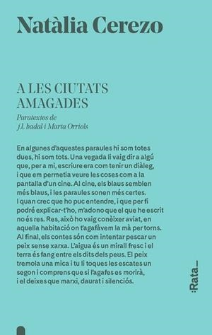 A LES CIUTATS AMAGADES | 9788416738403 | CEREZO, NATÀLIA | Llibreria Drac - Llibreria d'Olot | Comprar llibres en català i castellà online