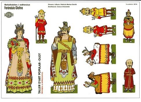 RETALLABLES I ADHESIUS FARANDULA OLOTINA | 9000000006477 | MUÑOZ, PATRICIA | Llibreria Drac - Librería de Olot | Comprar libros en catalán y castellano online