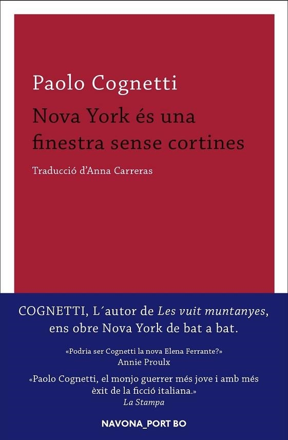 NOVA YORK ÉS UNA FINESTRA SENSE CORTINES | 9788417181437 | COGNETTI, PAOLO | Llibreria Drac - Librería de Olot | Comprar libros en catalán y castellano online