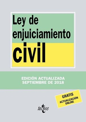 LEY DE ENJUICIAMIENTO CIVIL | 9788430974962 | EDITORIAL TECNOS | Llibreria Drac - Librería de Olot | Comprar libros en catalán y castellano online