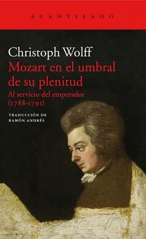 MOZART EN EL UMBRAL DE SU PLENITUD | 9788417346089 | WOLFF, CHRISTOPH | Llibreria Drac - Llibreria d'Olot | Comprar llibres en català i castellà online