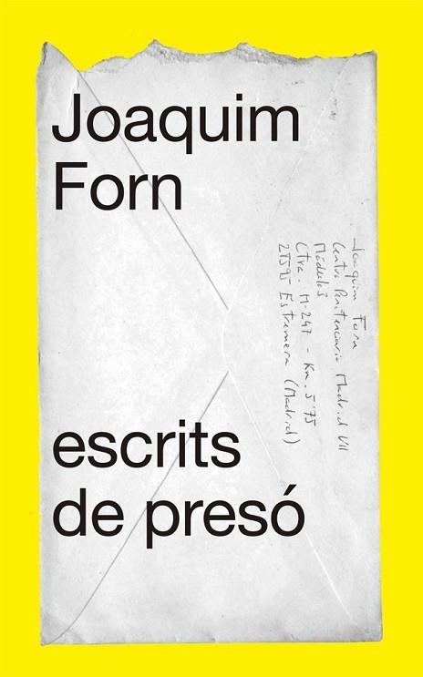ESCRITS DE PRESÓ | 9788441232006 | FORN, JOAQUIM | Llibreria Drac - Librería de Olot | Comprar libros en catalán y castellano online
