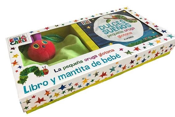 DULCES SUEÑOS PEQUEÑA ORUGA GLOTONA (LIBRO Y MANTITA DE BEBÉ) | 9788417074289 | CARLE, ERIC | Llibreria Drac - Librería de Olot | Comprar libros en catalán y castellano online