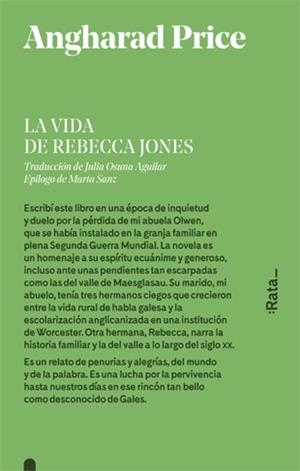 VIDA DE REBECCA JONES, LA (ED. CASTELLANA) | 9788416738441 | PRICE, ANGHARAD | Llibreria Drac - Librería de Olot | Comprar libros en catalán y castellano online