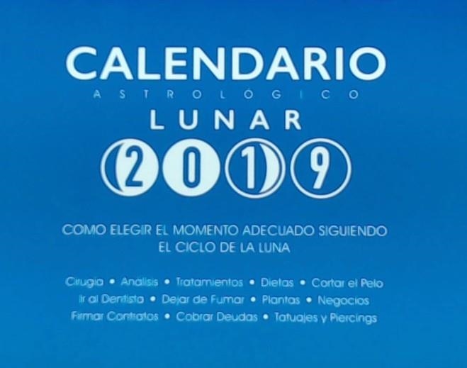 CALENDARIO ASTROLOGICO LUNAR 2019 | 9788409039807 | SERRANO, MARIA JOSÉ | Llibreria Drac - Librería de Olot | Comprar libros en catalán y castellano online