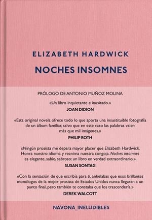 NOCHES INSOMNES | 9788417181284 | HARDWICK, ELIZABETH | Llibreria Drac - Llibreria d'Olot | Comprar llibres en català i castellà online