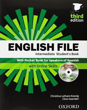 ENGLISH FILE 3RD EDITION INTERMEDIATE. STUDENT'S BOOK, ITUTOR AND POCKET BOOK PACK | 9780194520379 | OXENDEN, CLIVE; LATHAM-KOENIG, CHRISTINA; SELIGSON, PAUL | Llibreria Drac - Librería de Olot | Comprar libros en catalán y castellano online
