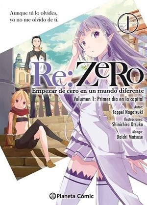 RE: ZERO Nº 01 | 9788491468691 | NAGATSUKI, TAPPEI | Llibreria Drac - Librería de Olot | Comprar libros en catalán y castellano online
