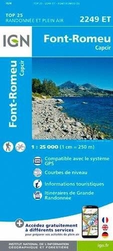 MAPA FONT-ROMEU RANDONEE ET PLEIN AIR TOP 25 (2249 ET) | 9782758543008 | AA.DD. | Llibreria Drac - Librería de Olot | Comprar libros en catalán y castellano online