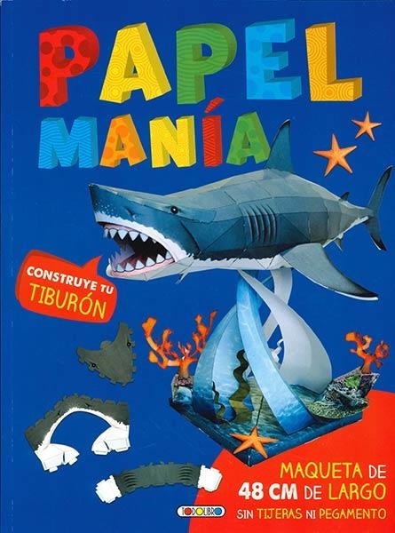CONSTRUYE TU TIBURON (PAPEL MANIA) | 9788490379752 | Llibreria Drac - Llibreria d'Olot | Comprar llibres en català i castellà online