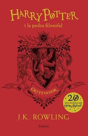 HARRY POTTER I LA PEDRA FILOSOFAL (GRYFFINDOR) | 9788417016678 | ROWLING, J.K. | Llibreria Drac - Llibreria d'Olot | Comprar llibres en català i castellà online