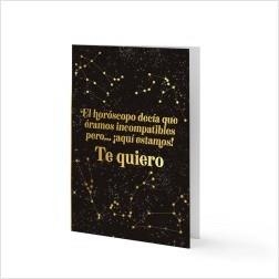 TARJETA HOROSCOPO NEGRO | 8432715107392 | Llibreria Drac - Librería de Olot | Comprar libros en catalán y castellano online