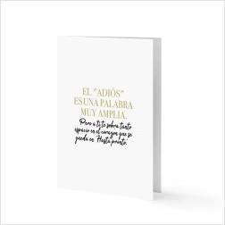 TARJETA DEFREDS EL ADIOS | 8432715107330 | Llibreria Drac - Llibreria d'Olot | Comprar llibres en català i castellà online