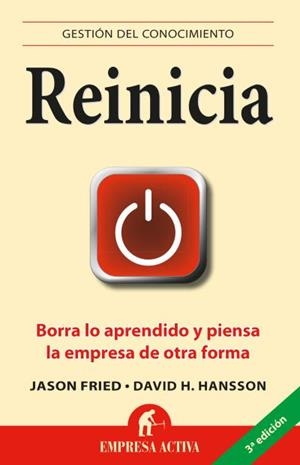 REINICIA | 9788492452583 | FRIED, JASON; HEINEMEIER HANSSON, DAVID | Llibreria Drac - Librería de Olot | Comprar libros en catalán y castellano online