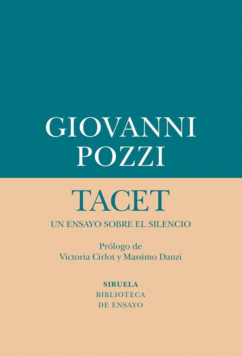 TACET UN ENSAYO SOBRE EL SILENCIO | 9788417624149 | POZZI, GIOVANNI | Llibreria Drac - Librería de Olot | Comprar libros en catalán y castellano online