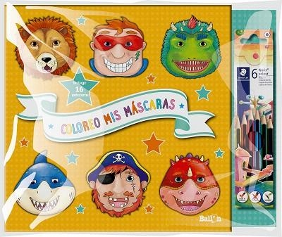 COLOREO MIS MASCARAS  - NARANJA + LAPICES | 9789403210063 | BALLON | Llibreria Drac - Llibreria d'Olot | Comprar llibres en català i castellà online