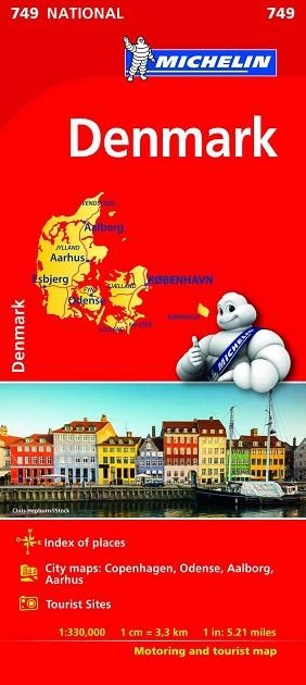 DENMARK MAPA NATIONAL 749 | 9782067216396 | AA.DD. | Llibreria Drac - Librería de Olot | Comprar libros en catalán y castellano online