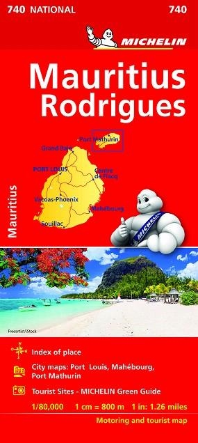 MAURITIUS RODRIGUES MAPA NATIONAL 740 | 9782067233201 | AA.DD. | Llibreria Drac - Librería de Olot | Comprar libros en catalán y castellano online