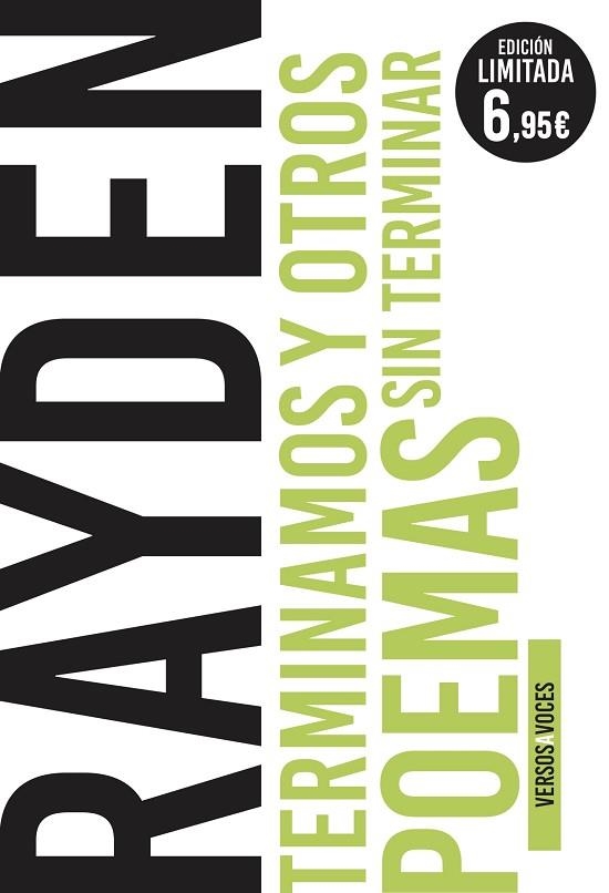 TERMINAMOS Y OTROS POEMAS SIN TERMINAR | 9788467055658 | RAYDEN | Llibreria Drac - Librería de Olot | Comprar libros en catalán y castellano online
