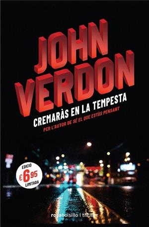 CREMARÀS EN LA TEMPESTA | 9788416859764 | VERDON, JOHN | Llibreria Drac - Librería de Olot | Comprar libros en catalán y castellano online