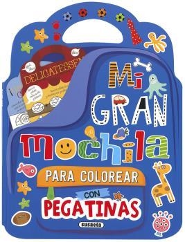 MI GRAN MOCHILA PARA COLOREAR CON PEGATINAS | 9788467766974 | AA.DD. | Llibreria Drac - Llibreria d'Olot | Comprar llibres en català i castellà online