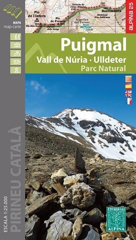 PUIGMAL VALL DE NURIA ULLDETER (CARPETA 1 MAPA ALPINA 1:25000) | 9788480907835 | AA.DD. | Llibreria Drac - Librería de Olot | Comprar libros en catalán y castellano online