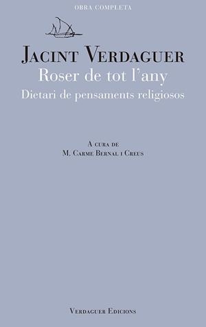 ROSER DE TOT L'ANY | 9788494458651 | VERDAGUER, JACINT | Llibreria Drac - Llibreria d'Olot | Comprar llibres en català i castellà online