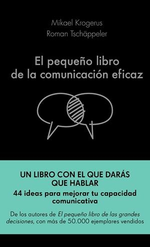 PEQUEÑO LIBRO DE LA COMUNICACION EFICAZ, EL | 9788417568757 | KROGERUS, MIKAEL; TSCHÄP, ROMAN | Llibreria Drac - Librería de Olot | Comprar libros en catalán y castellano online