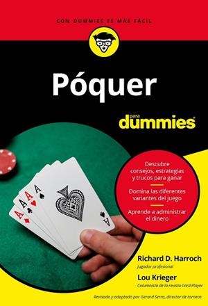 PÓQUER PARA DUMMIES | 9788432905551 | HARROCH, RICHARD D.; KRIEGER, LOU | Llibreria Drac - Librería de Olot | Comprar libros en catalán y castellano online