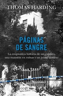 PÁGINAS DE SANGRE | 9788491872368 | HARDING, THOMAS | Llibreria Drac - Librería de Olot | Comprar libros en catalán y castellano online
