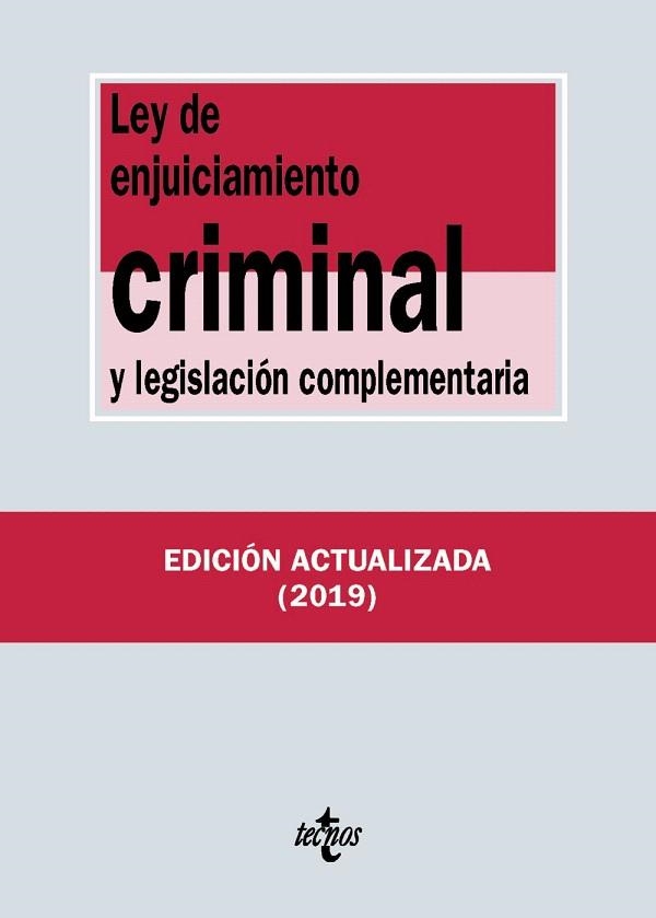 LEY DE ENJUICIAMIENTO CRIMINAL Y LEGISLACIÓN COMPLEMENTARIA | 9788430977130 | Llibreria Drac - Librería de Olot | Comprar libros en catalán y castellano online