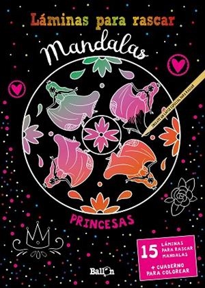LÁMINAS PARA RASCAR MANDALAS - PRINCESAS | 9789403213514 | AA.DD. | Llibreria Drac - Librería de Olot | Comprar libros en catalán y castellano online