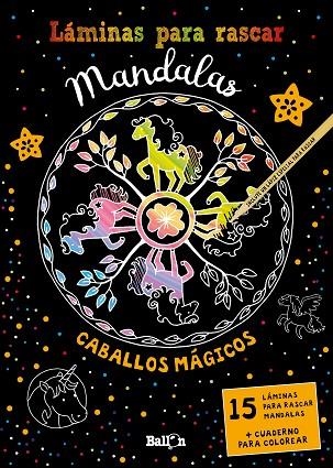 LÁMINAS PARA RASCAR MANDALAS - CABALLOS MÁGICOS | 9789403213545 | AA.DD. | Llibreria Drac - Librería de Olot | Comprar libros en catalán y castellano online