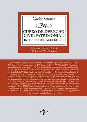 CURSO DE DERECHO CIVIL PATRIMONIAL | 9788430976928 | LASARTE, CARLOS | Llibreria Drac - Librería de Olot | Comprar libros en catalán y castellano online