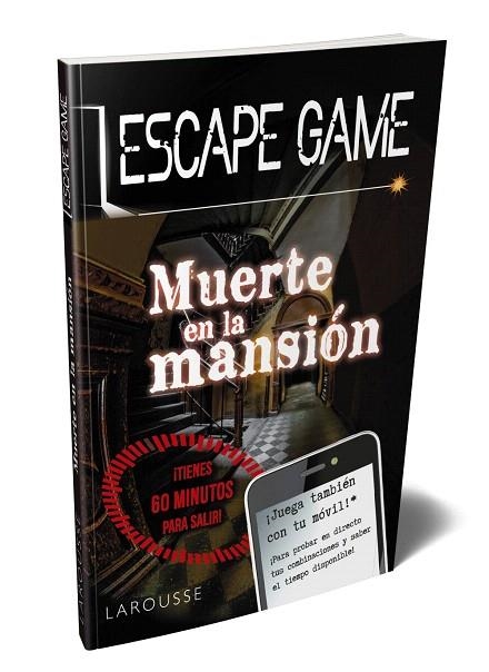 ESCAPE GAME. MUERTE EN LA MANSIÓN | 9788417720537 | LAROUSSE EDITORIAL | Llibreria Drac - Librería de Olot | Comprar libros en catalán y castellano online