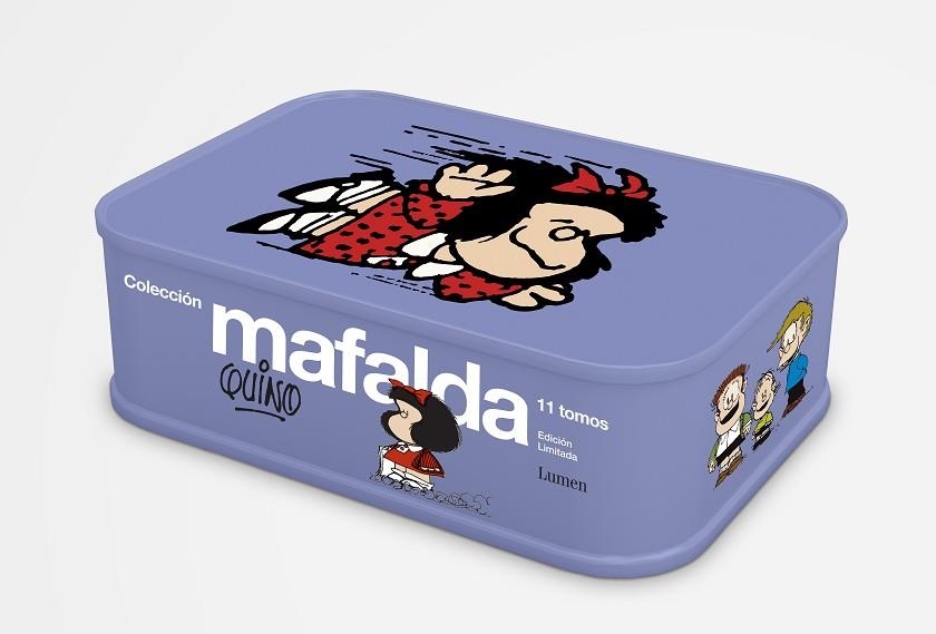 MAFALDA: 11 TOMOS EN UNA LATA (EDICIÓN LIMITADA) | 9788426481009 | QUINO | Llibreria Drac - Librería de Olot | Comprar libros en catalán y castellano online